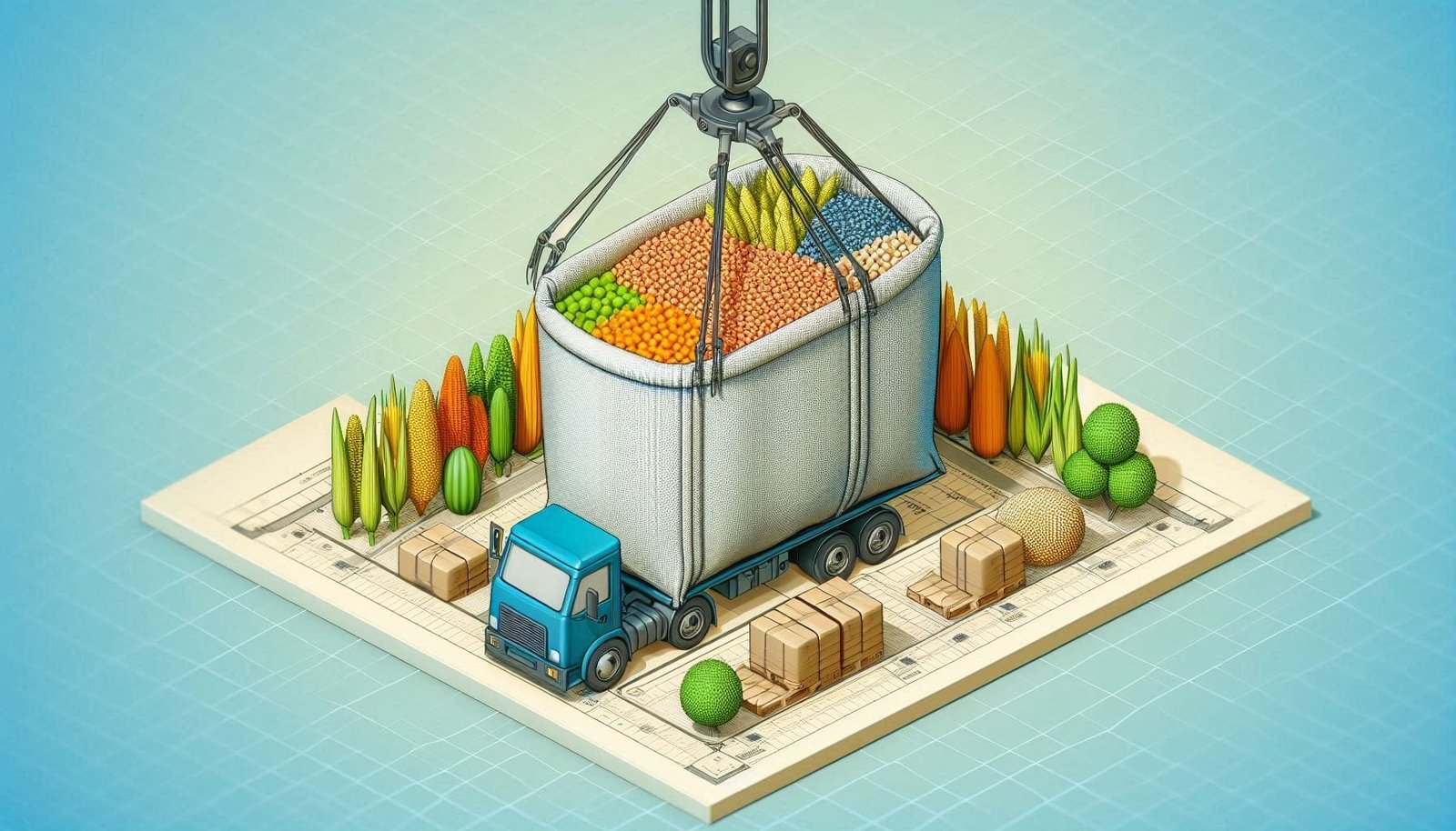 Cleanroom manufactured food-grade FIBC bags compliant with BRC, ISO 22000, and FDA standards.