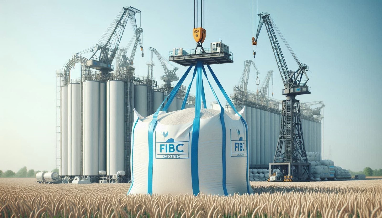 Belüftete und lebensmittelechte Agrar-Big-Bags für Getreide, Kartoffeln und Saatgut.